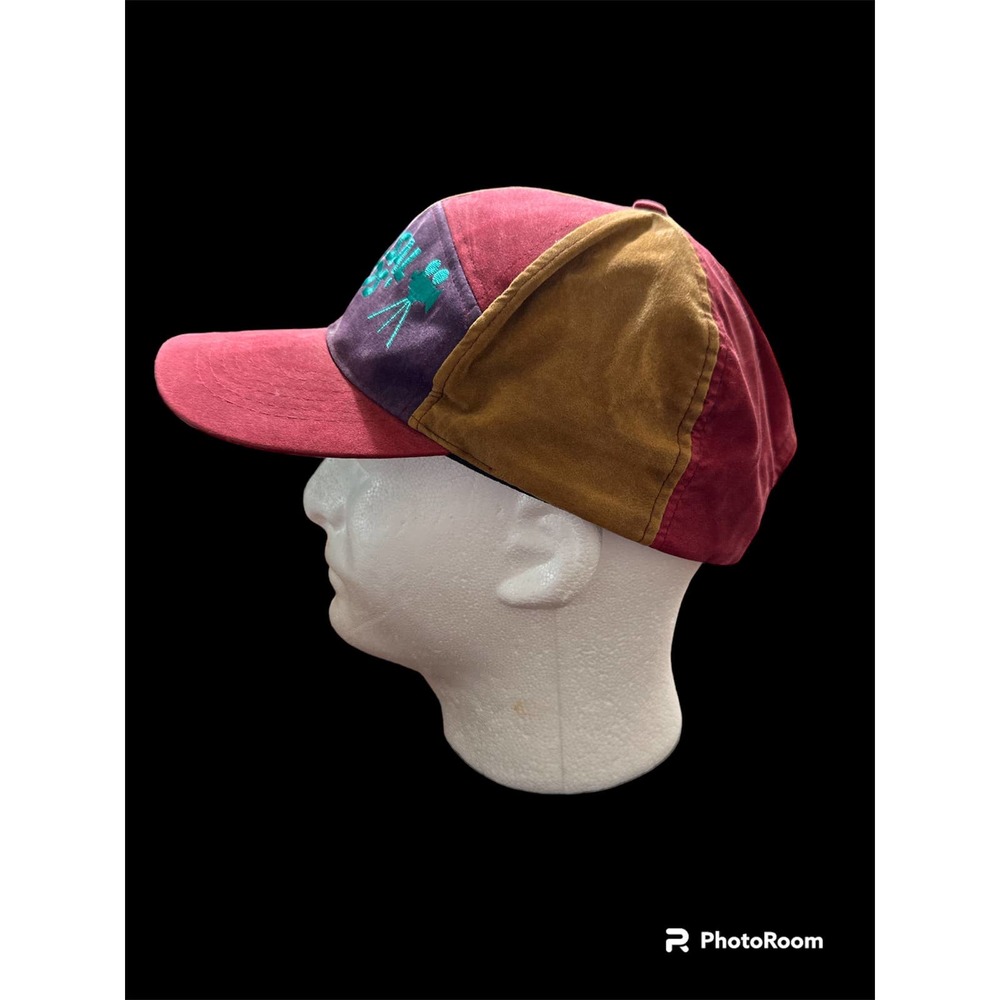 Vintage Universal Studios Suede Colorblock Snapback Cap